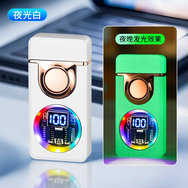 Mecha Voice-activated Intelligent Dual-fire Lighter, Gas-electric Mix, Four Ignition Methods, Creative Gifts