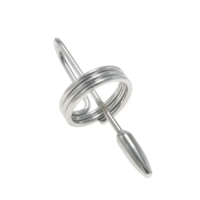 Electric Shock Pulse Penis Ring Medical Themed Toys Penis Plug Stimulation Urethral Dilator Sound Masturbation Sex Toy for Men