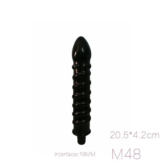 Vibrator Sex Machine Fascia Gun Massage Attachements Head to Silicone Dildo Sex Toys For Men Women Vibrators Penis Masturbation
