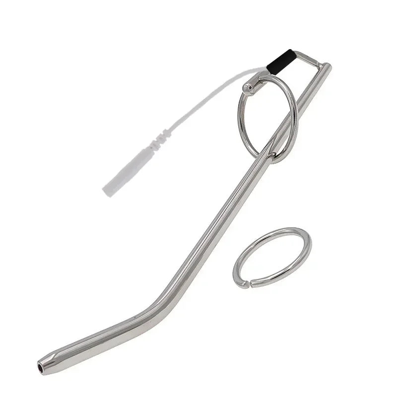 Electric Shock Pulse Penis Ring Medical Themed Toys Penis Plug Stimulation Urethral Dilator Sound Masturbation Sex Toy for Men