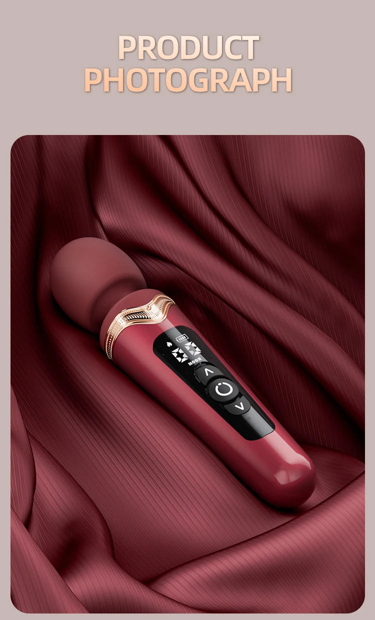 Powerful Magic Wand Vibrators Stimulation G Spot Nipple Clitoral Massager Vaginal Masturbator Female Masturbator Sex Toys