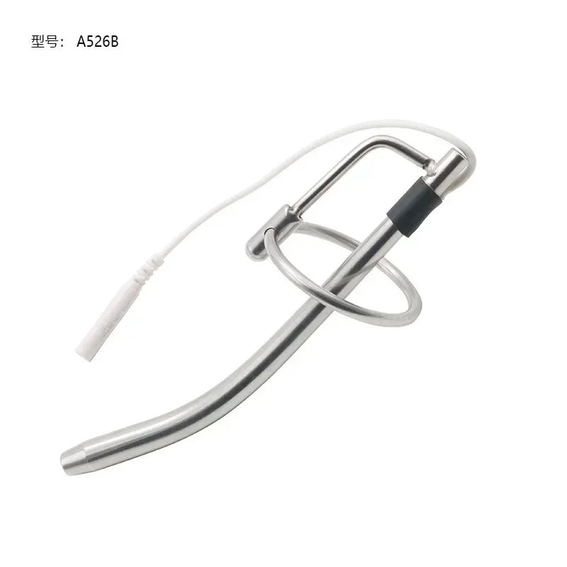 Electric Shock Pulse Penis Ring Medical Themed Toys Penis Plug Stimulation Urethral Dilator Sound Masturbation Sex Toy for Men