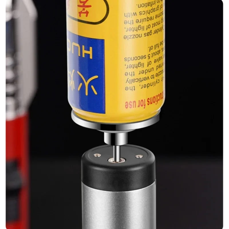 HOT High Temperature Welding Gun Lighter Windproof Red Flame Cigar Lighter Butane Inflatable Lighter Outdoor BBQ Men's Tools