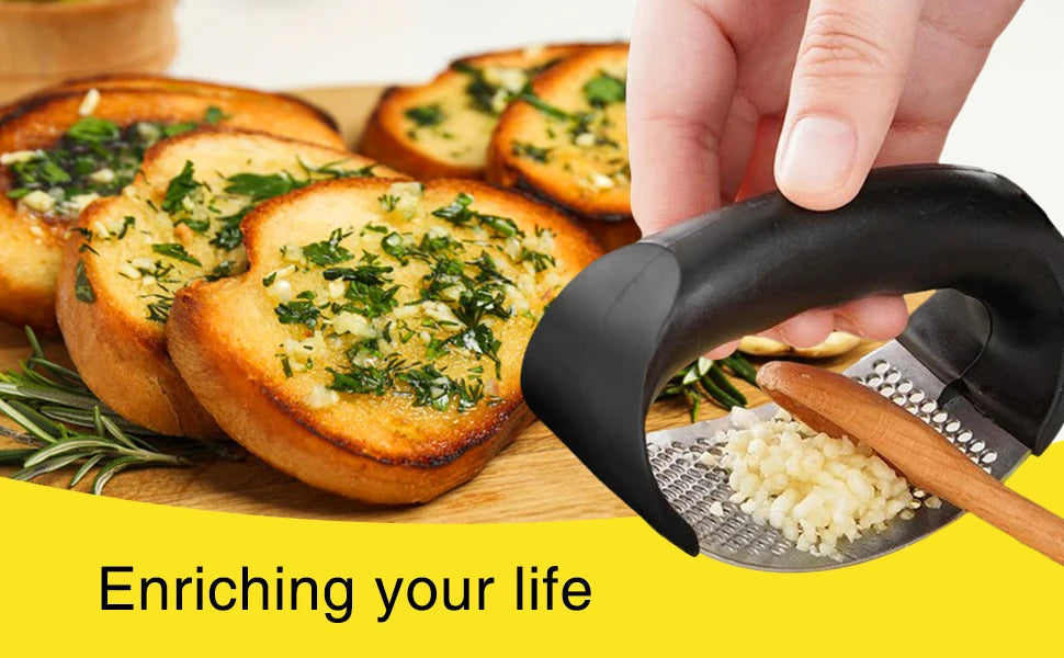 Stainless Steel Garlic Press Crusher Manual Garlic Mincer Chopping Garlic Tool Fruit Vegetable Tools Kitchen Accessories Gadget