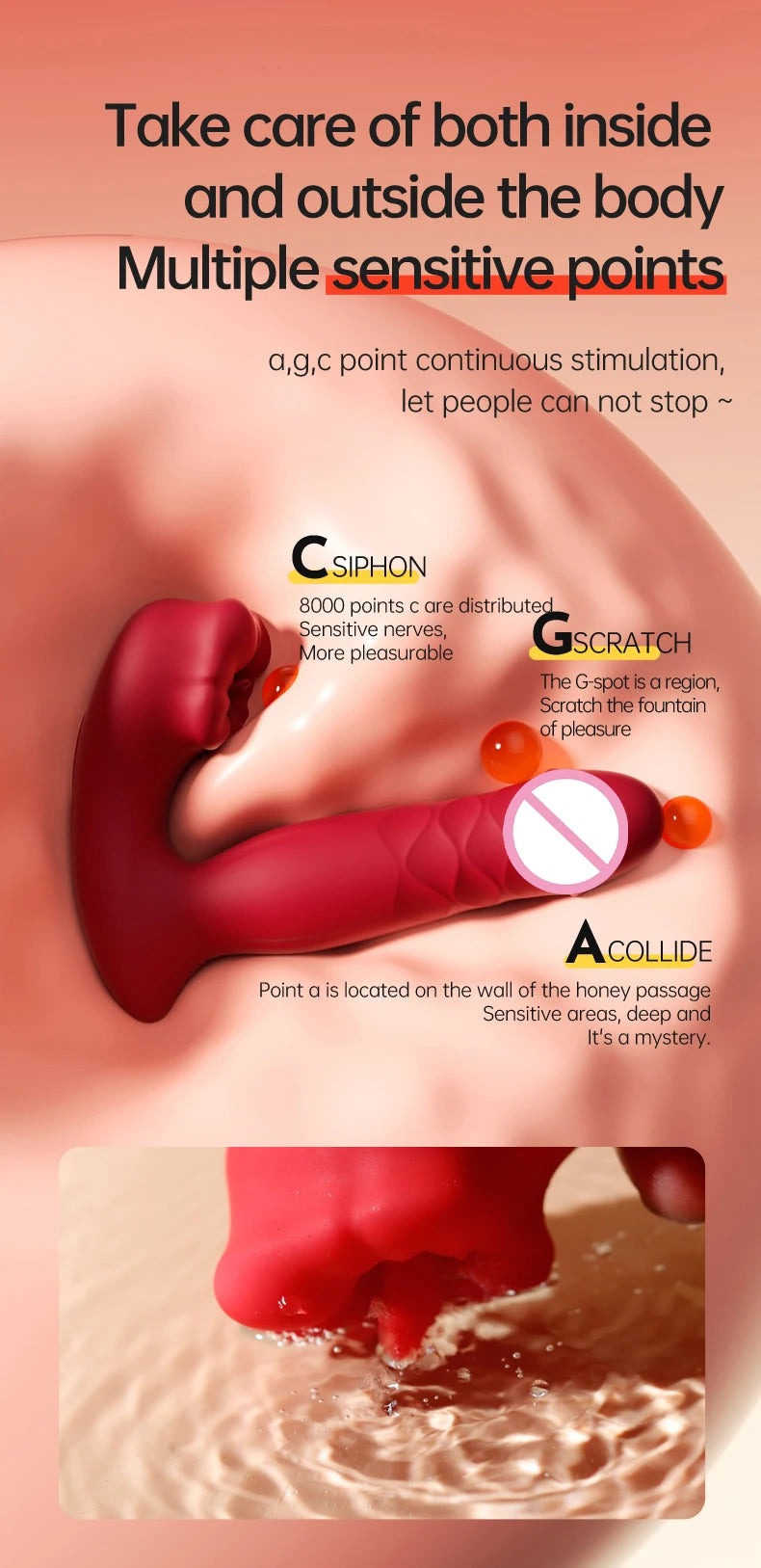 Heating Dildo Tongue Masturbation Vibrator App Control 9 Clitoral Licking Thrusting Modes G-Spot Sex Toys for 18+ Women Couples